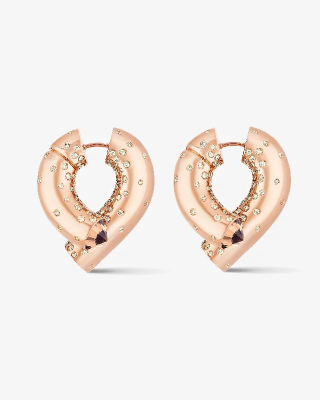 Hoop earrings with floral motifs for a feminine and nature-inspired look-Oera earrings