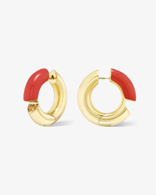 Best hoop earrings with stacked layers for a dimensional and bold look-Oera earrings