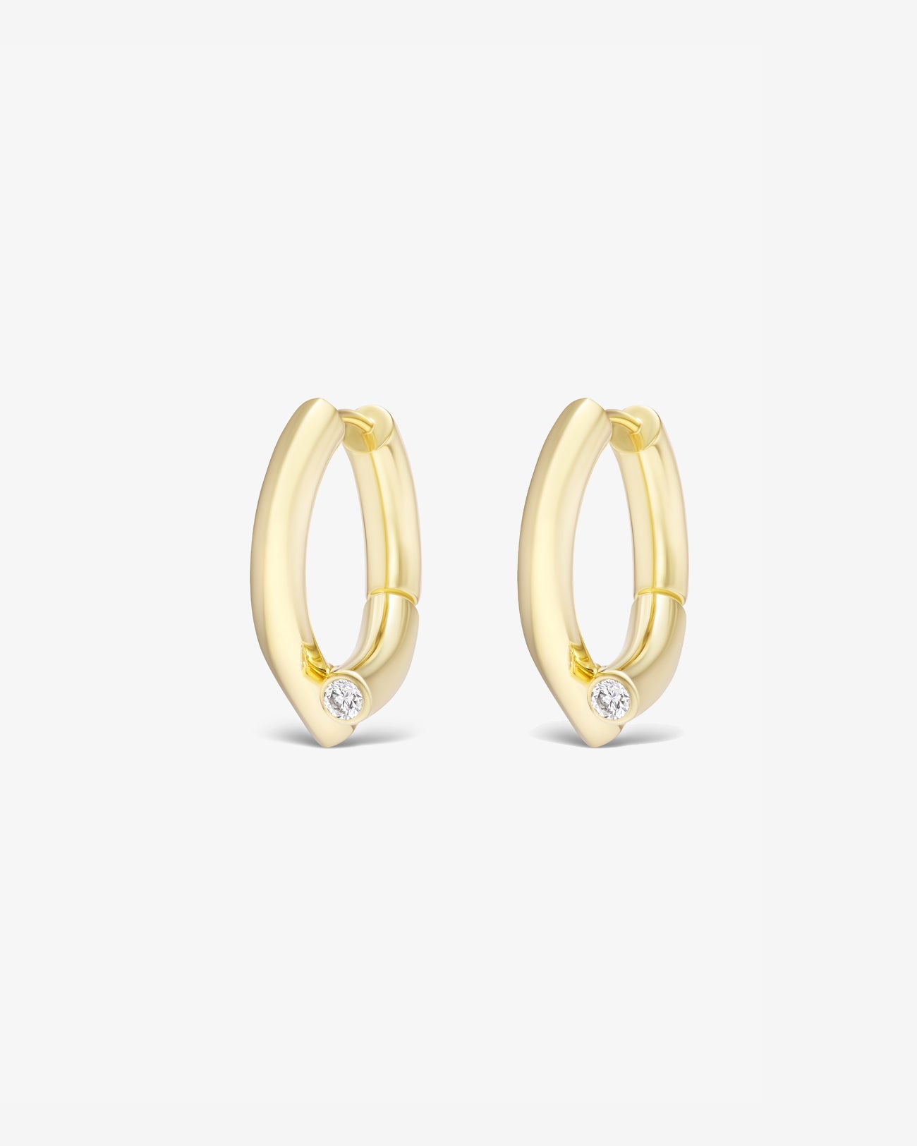 Hoop earrings with multi-tone finishes for a colorful and layered effect-Oera earrings