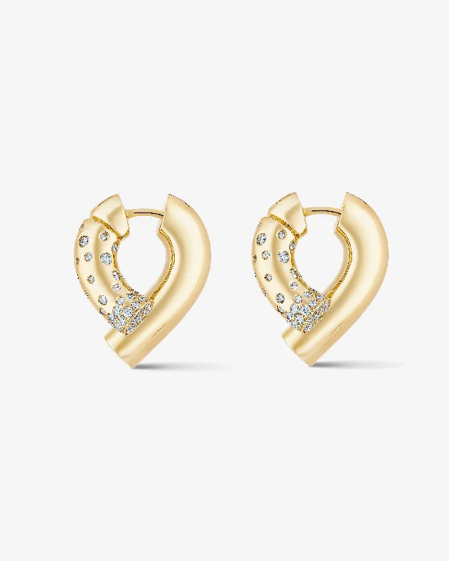 Best hoop earrings with Swarovski crystals for added sparkle and luxury-Oera earrings