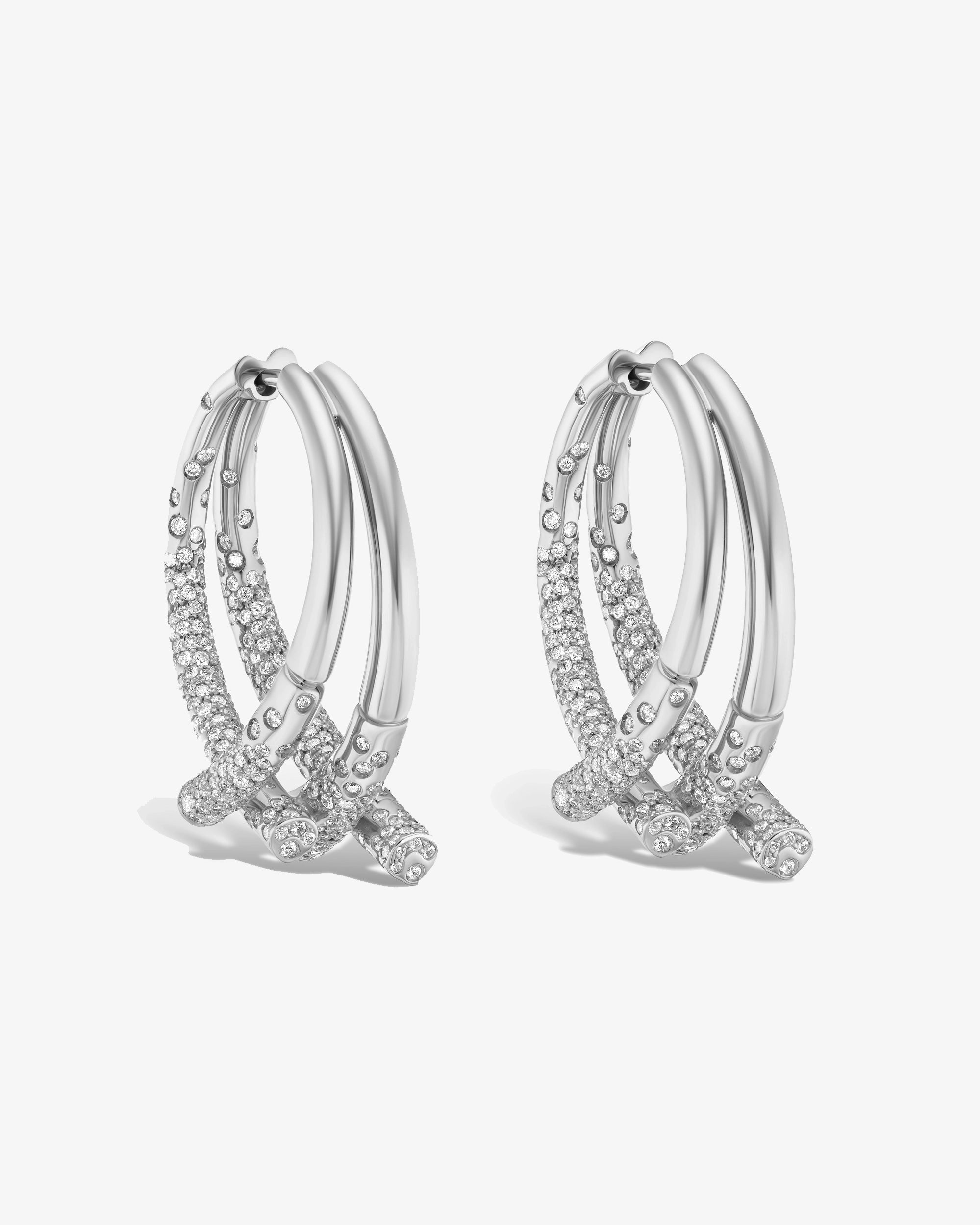 Classic hoop earrings with a thin profile for a sleek and subtle style-Oera earrings