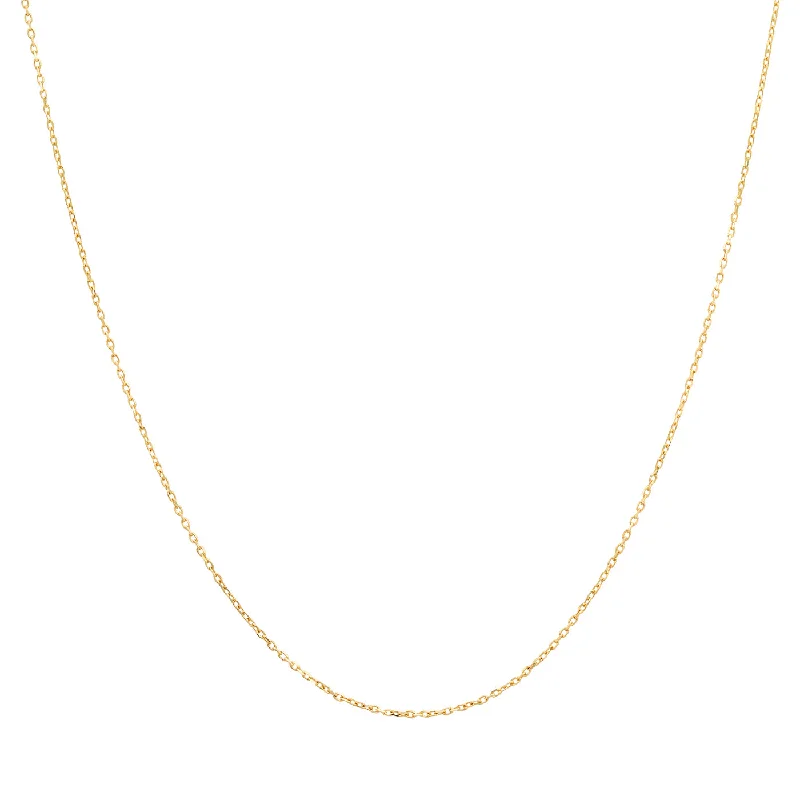 Trendy necklaces and pendants with statement pieces for a bold fashion statement-Tai 14k Simply Linked Necklace