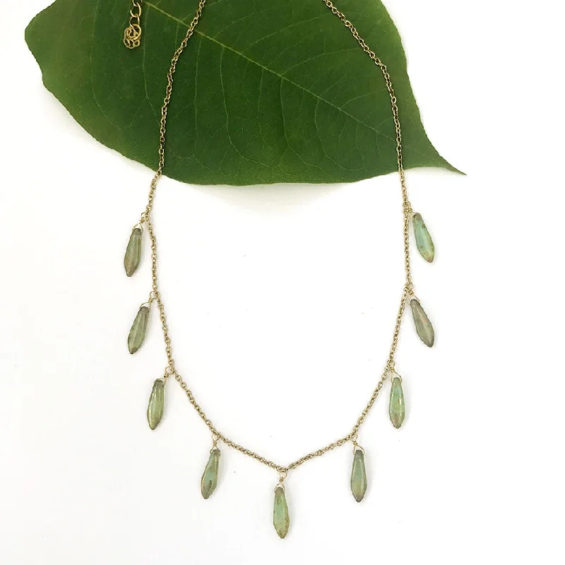 Beautiful necklaces and pendants with tree branch motifs for a nature-inspired design-A New Leaf Necklace, India