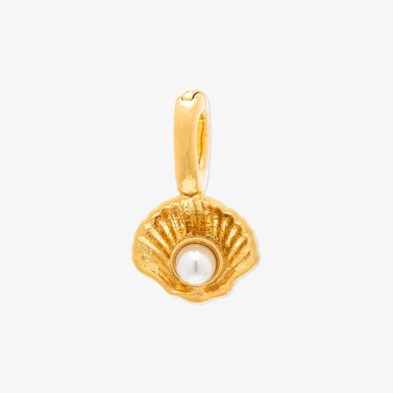 Best necklaces and pendants with rose gold for a warm and romantic appeal-Harper Pearl Shell Charm