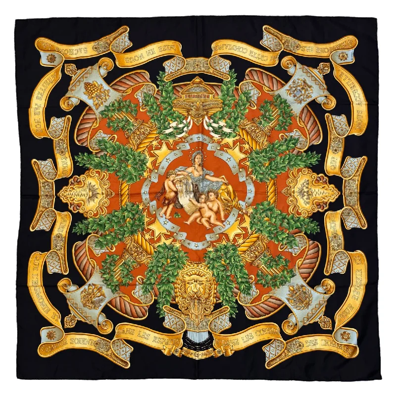 Best necklaces and pendants for everyday wear with minimalist designs-Hermes "Europe" Scarf