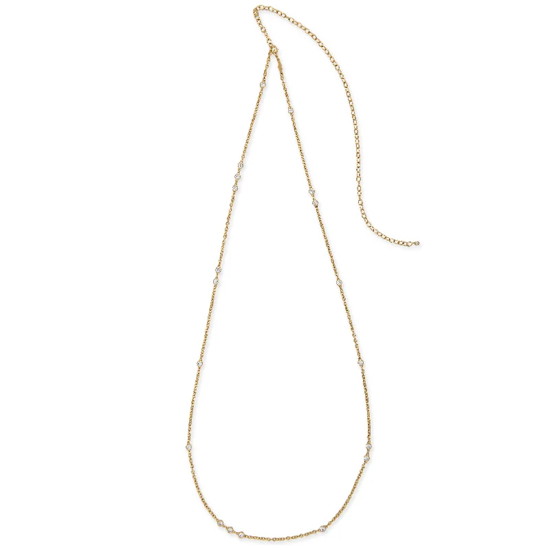 Beautiful necklaces and pendants with geometric shapes for a modern, artistic design-JA x TROPIC OF C ZETA BELLY CHAIN