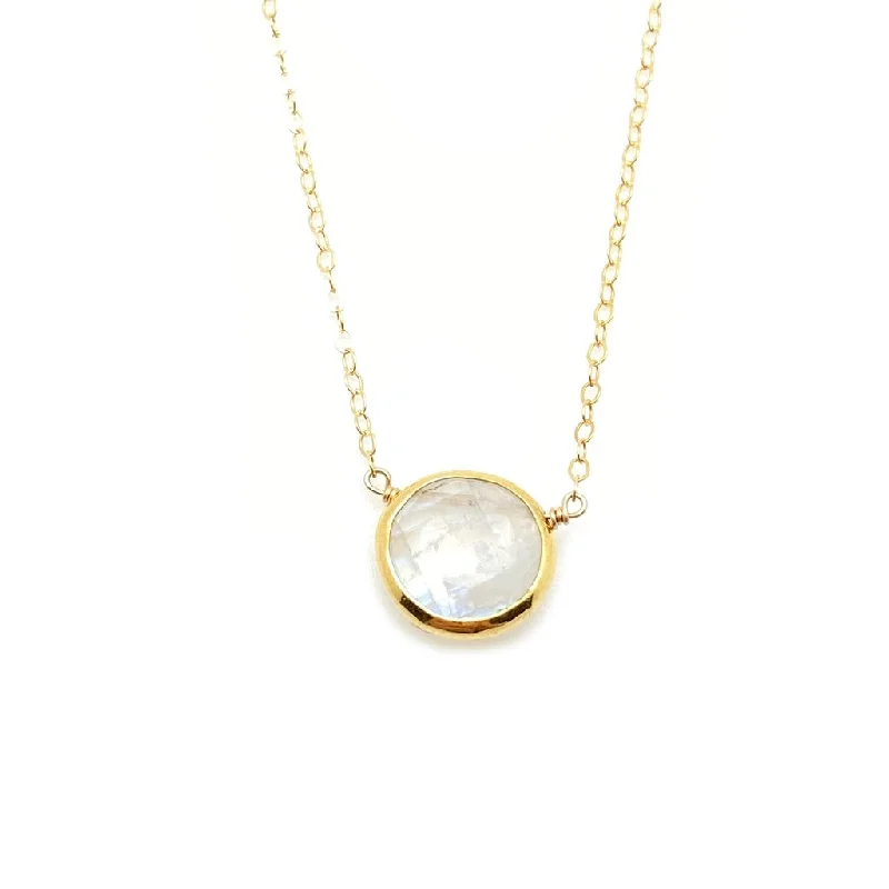 Best necklaces and pendants with minimalist pendants for a sleek, understated look-JLynn Kristen Necklace - Moonstone