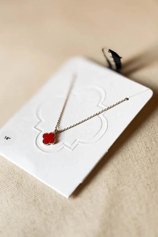 Best necklaces and pendants with vintage coin pendants for a unique accessory-Red Mini Sophia Necklace